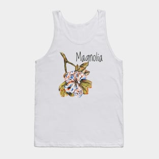 Large white magnolia 2 Tank Top